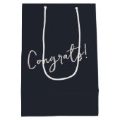 猫新郎新婦 ミディアムペーパーバッグ (裏面)