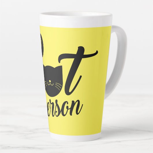 猫族 カフェラテマグ (右アングル)