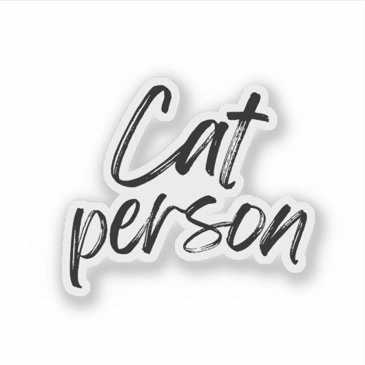 猫族 シール (正面)