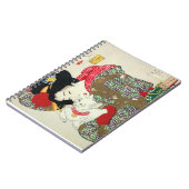 猫日本のとの女の子・月岡芳年 ノートブック (左側)