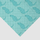 猫日本のターコイズプリント 薄葉紙 (詳細)