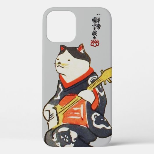 猫日本の国芳浮世絵 Case-Mate iPhoneケース (裏面)