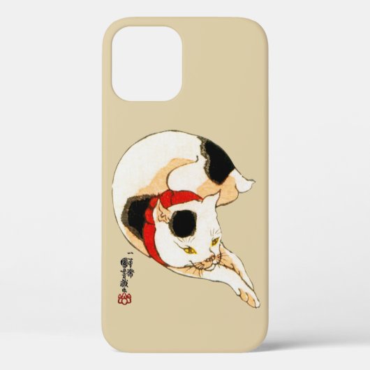 猫日本の国芳 Case-Mate iPhoneケース (裏面)