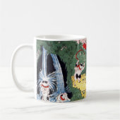 猫日本の国・歌川国利 コーヒーマグカップ (左)