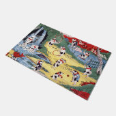 猫日本の国・歌川国利 ドアマット (アングル)