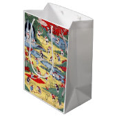 猫日本の国・歌川国利 ミディアムペーパーバッグ (裏面アングル)