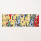 猫日本の国・歌川国利 ヨガマット (正面(横))