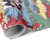 猫日本の国・歌川国利 ラッピングペーパー (ロールコーナー)