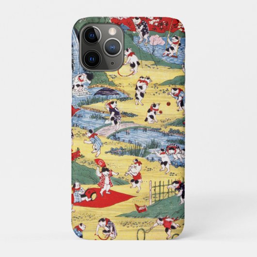 猫日本の国・歌川国利 Case-Mate iPhoneケース (裏)