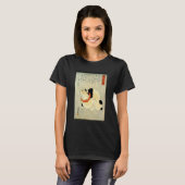 猫日本の歌川国芳 Tシャツ (正面フル)