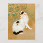 猫日本の竹内製法美術日本の展 ポストカード (正面)