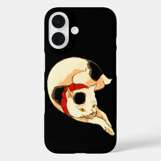 猫日本の・国芳・浮世絵 Case-Mate iPhoneケース (裏面)