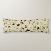 猫日本の(色を変えられる) ボディピロー (正面)