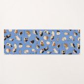 猫日本の（色を変えられる） ヨガマット (正面(横))