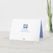 猫昼寝のウェルカード カード (裏面)