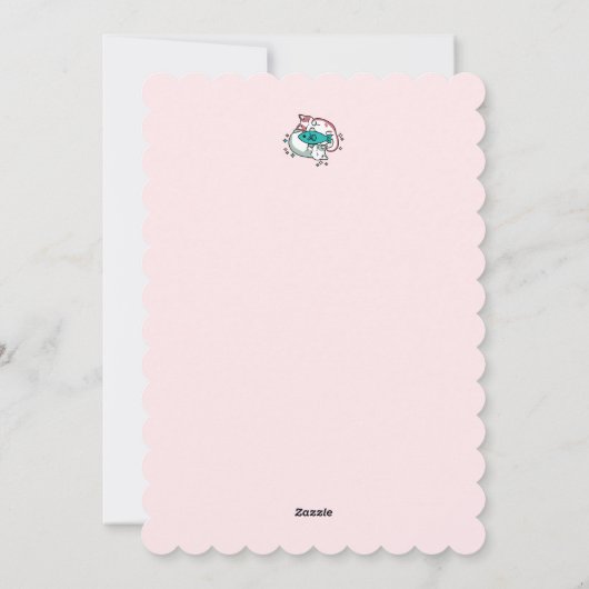 猫昼寝は私の自己主気に張:かわいい眠い猫 シーズンカード (裏面)