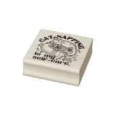 猫昼寝は私の自己主気に張：かわいい眠い猫 ラバースタンプ (スタンプ)