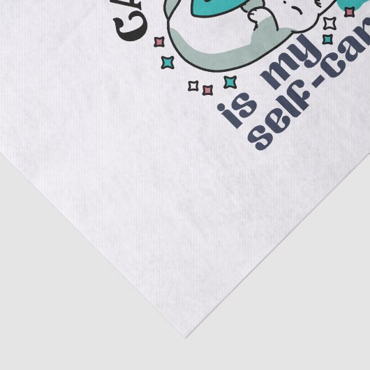 猫昼寝は私の自己主気に張：かわいい眠い猫 薄葉紙 (詳細)