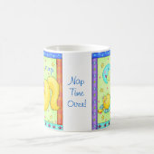 猫昼寝マグ – 昼寝のオーバー コーヒーマグカップ (中央)