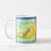 猫昼寝マグ – 昼寝のオーバー コーヒーマグカップ (左)