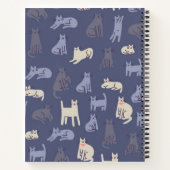 猫昼寝合唱帳 ノートブック (裏面)