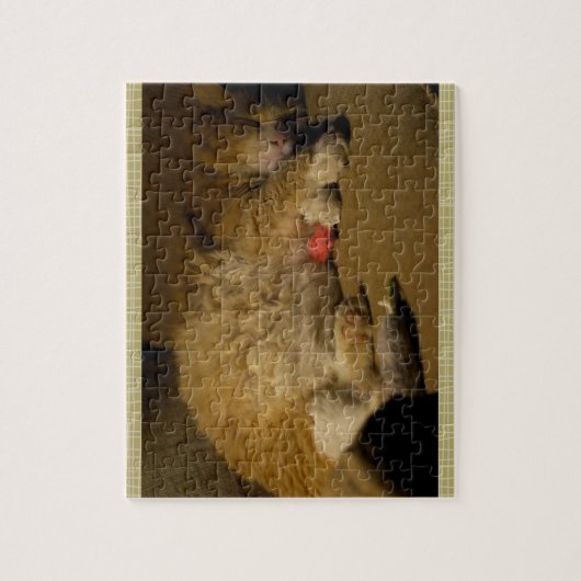 猫昼寝 ジグソーパズル (縦)