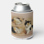 「猫昼寝」 缶クーラー (缶裏面)