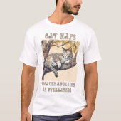 猫昼寝- Cats Tシャツ (正面)
