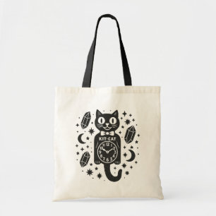 猫時計 トートバッグ