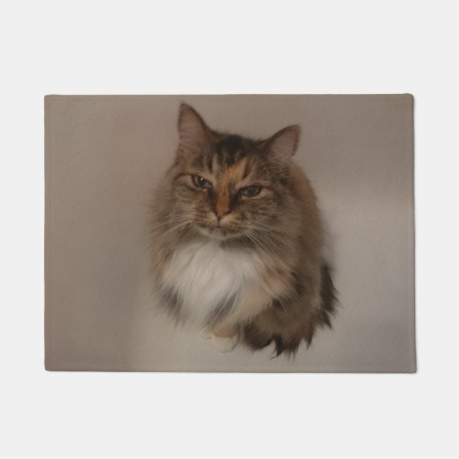 猫書式 ドアマット (正面)