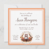 猫書籍とコーヒーブッククラブ読ズ 招待状 (裏面)