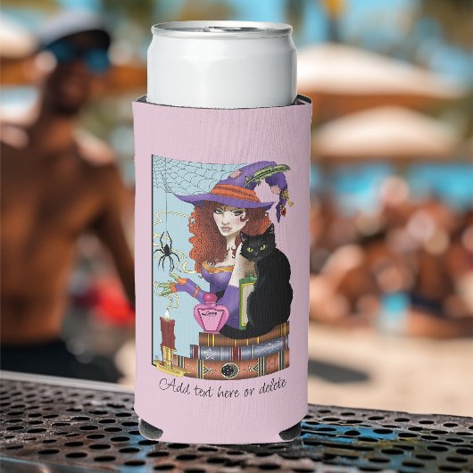 猫書籍の魔女ポーション スリム缶クーラー