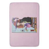 猫書籍の魔女ポーション バスマット (正面縦)