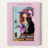 猫書籍の魔女ポーション プランナー手帳 (裏面)