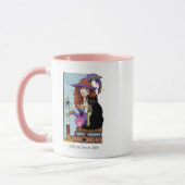 猫書籍の魔女ポーション マグカップ (左)