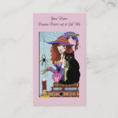 猫書籍の魔女ポーション 名刺 (正面)