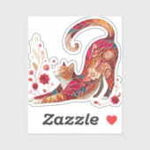 猫曼荼羅 シール (シート)