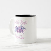 猫最高のおじさんTシャツ猫パパのギフトシャツ ツートーンマグカップ (正面左)