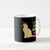 猫最高のおばさん コーヒーマグカップ (正面右)