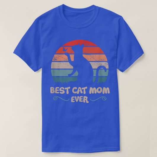 猫最高のが好きな母 Tシャツ (デザイン正面)