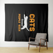 猫最高のが来る タペストリー (インサイチュ(横))