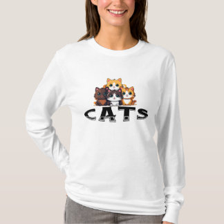 猫最高のたち Tシャツ