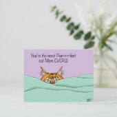 猫最高のの母さん！ ポストカード (スタンド正面)