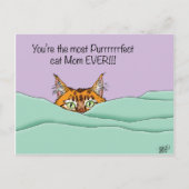 猫最高のの母さん！ ポストカード (正面)
