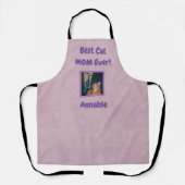 猫最高のの母さん |写真/ピンク エプロン (正面)