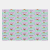 猫最高のの母さん！母の日 ラッピングペーパーシート (正面3)