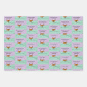 猫最高のの母さん！母の日 ラッピングペーパーシート (正面)