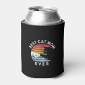 猫最高のの母さん |猫おもしろいママのプレゼント 缶クーラー (缶正面)