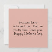 猫最高のの母さん |間抜け猫好きおもしろい (裏面)