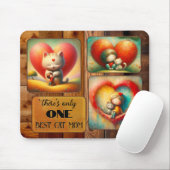 猫最高のの母のアートまたは写真 マウスパッド (マウス)